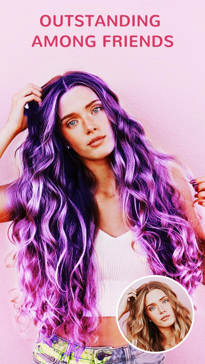 Hair Color Changer- Beauty Hairstyles & Hair Color screenshot image 7_funmod.online