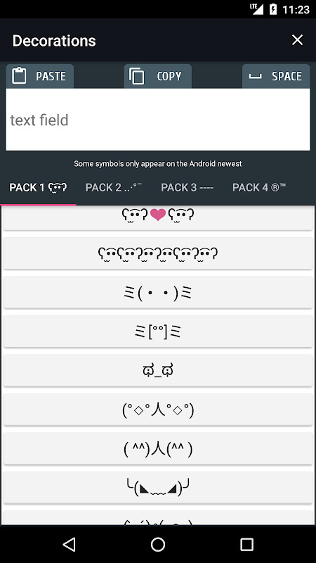 Cool text and symbols screenshot image 2_funmod.online