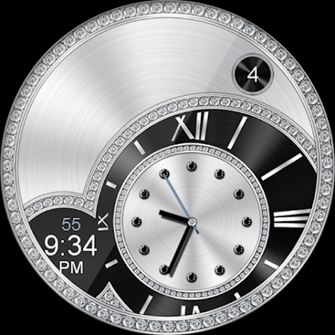 Diamond Ritz HD Watch Face screenshot image 6_funmod.online