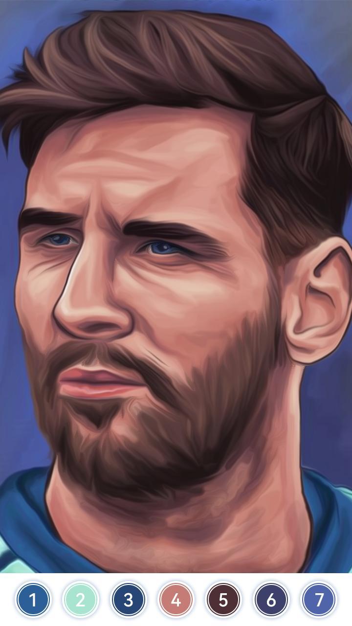 Football Paint by Number Game screenshot image 3_funmod.online