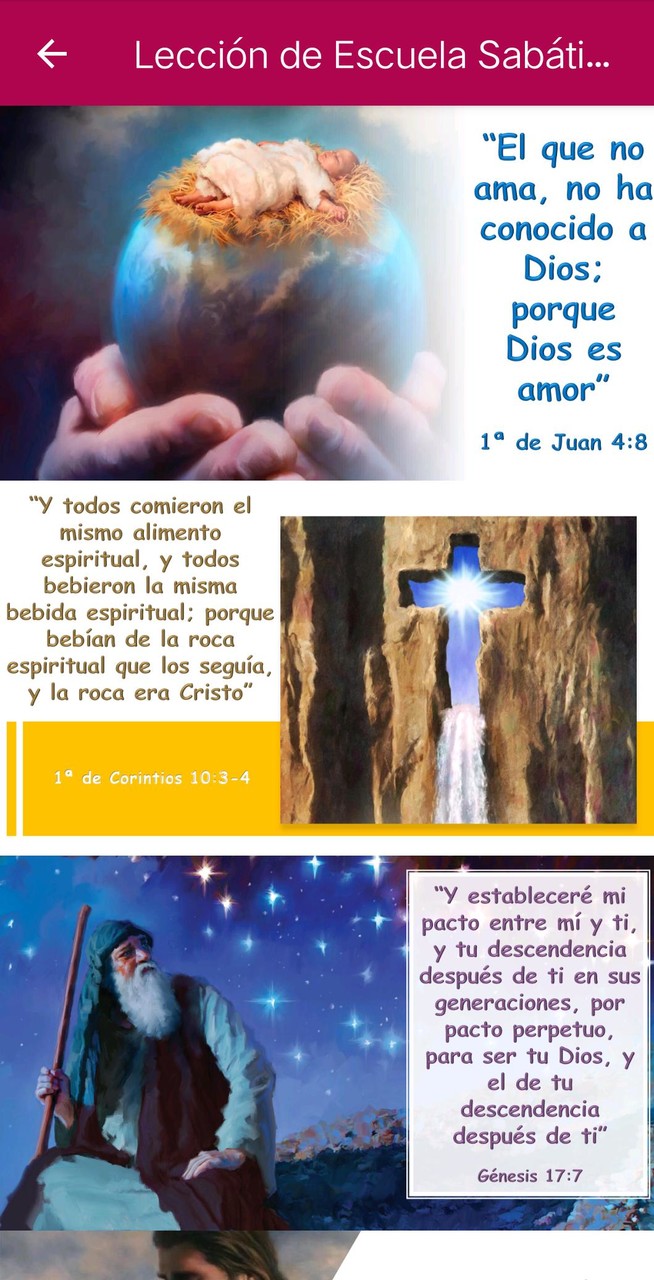 Spanish Sabbath School Lesson screenshot image 3_funmod.online