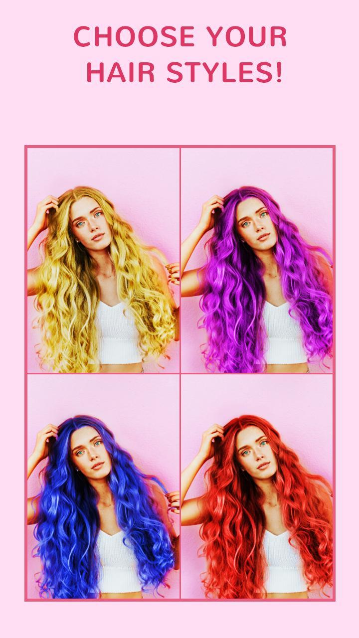 Hair Color Changer- Beauty Hairstyles & Hair Color screenshot image 3_funmod.online