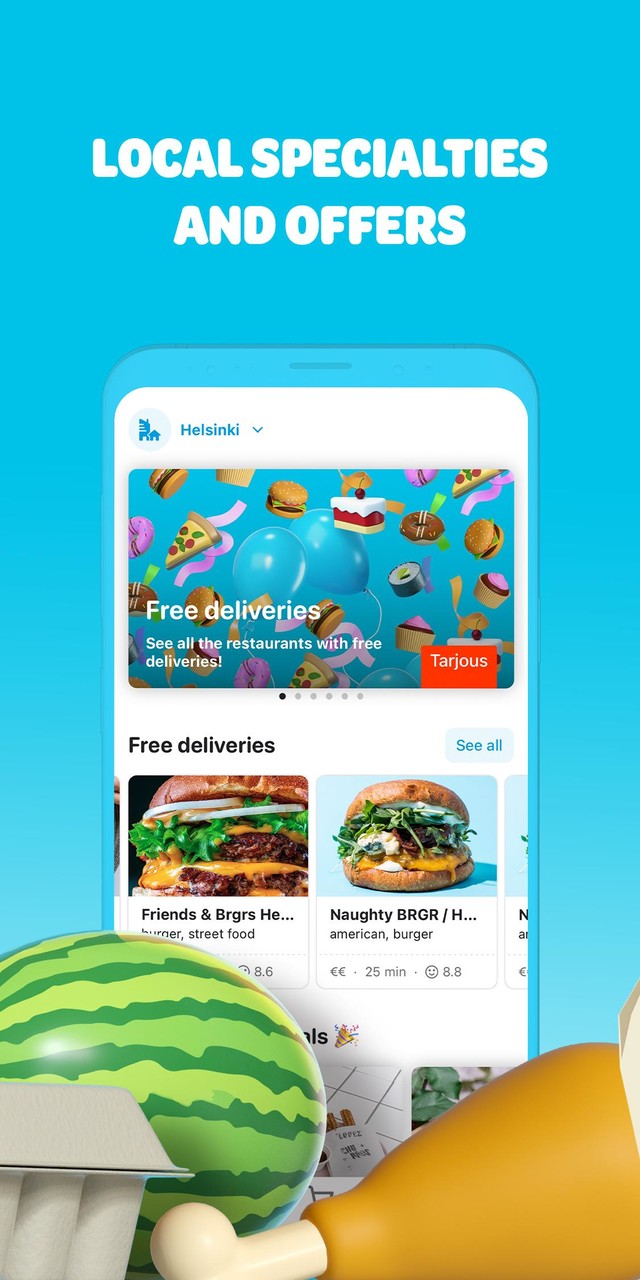Wolt Delivery: Food and more screenshot image 11_funmod.online