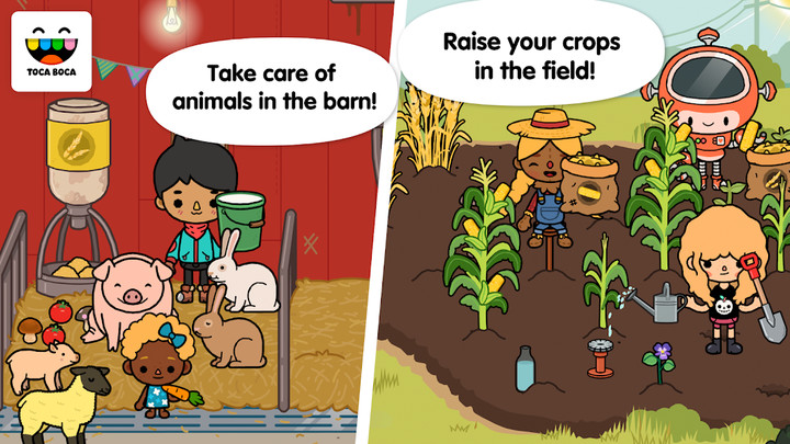 Toca Life: Farm<span>(Free download)</span> screenshot image 2_funmod.online