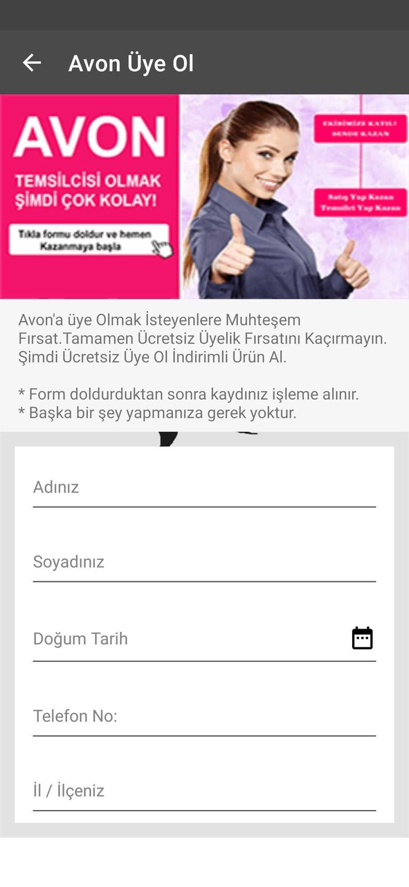 Avon Üyelik - Kayıt ol screenshot image 8_funmod.online