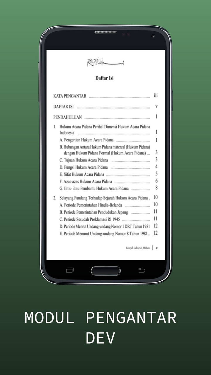 Buku hukum acara pidana e-book screenshot image 1_funmod.online
