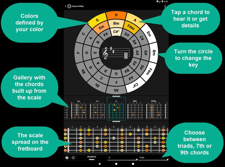 s.mart Circle of Fifths screenshot image 10_funmod.online