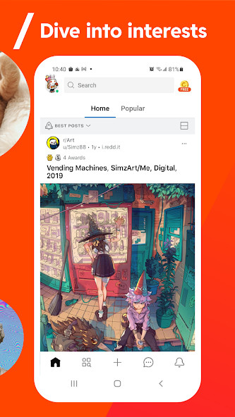 Reddit(Removed ADS) screenshot image 2_funmod.online