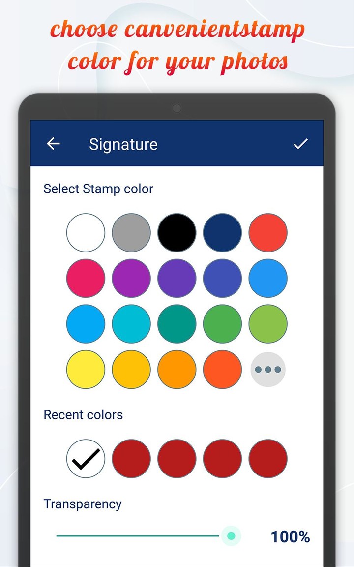Signature Stamper: Auto Add Text on Camera Photos screenshot image 22_funmod.online