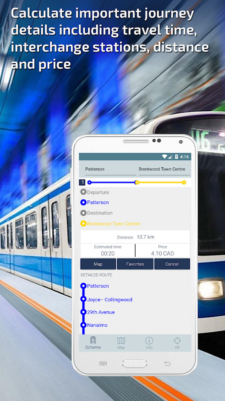 Vancouver SkyTrain Guide and Metro Route Planner screenshot image 9_funmod.online