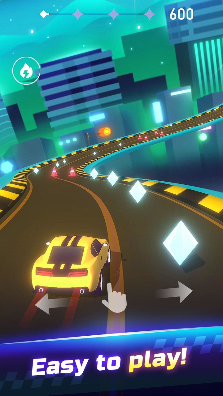 Music Beat Racer - Car Racing screenshot image 2_Popularmodapk.com