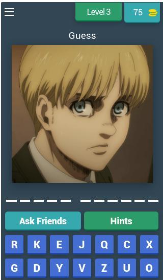 Attack on Titan: Quiz screenshot image 1_funmod.online
