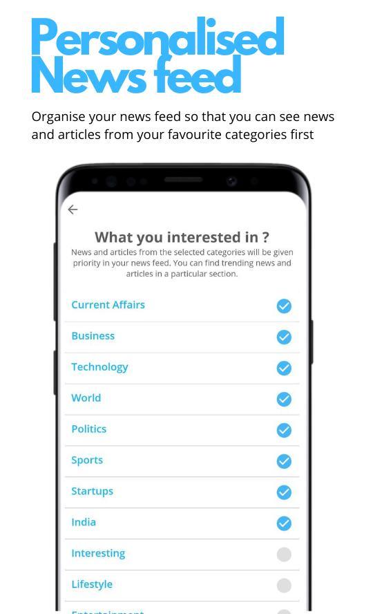 Newsly: Short News, Current Affairs & GK Quiz screenshot image 2_funmod.online