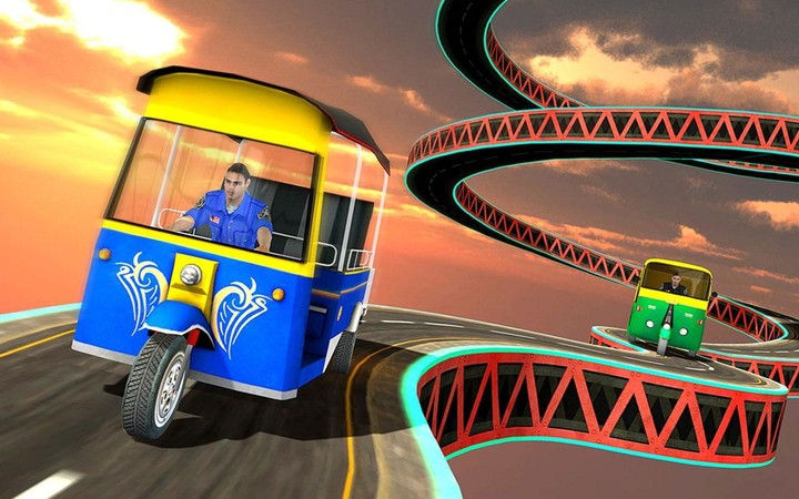 Modern Indian Tuk Tuk Rickshaw screenshot image 1_funmod.online