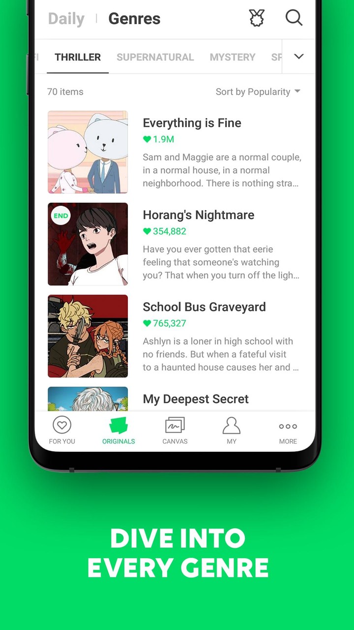 WEBTOON(No Ads) screenshot image 5_funmod.online