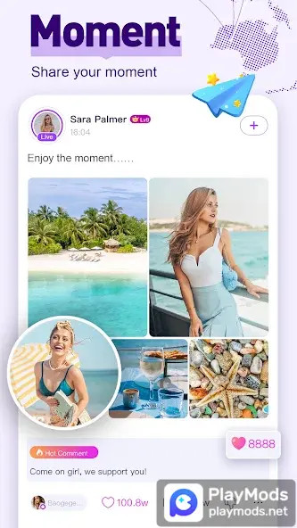 Chamet - Live Video Chat&Meet<span>(Advanced unlocking)</span> screenshot image 4_funmod.online