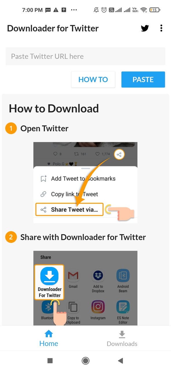 Twitter Downloader screenshot image 1_funmod.online
