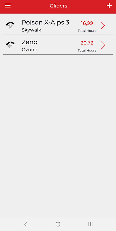 Paragliding Logbook screenshot image 2_funmod.online