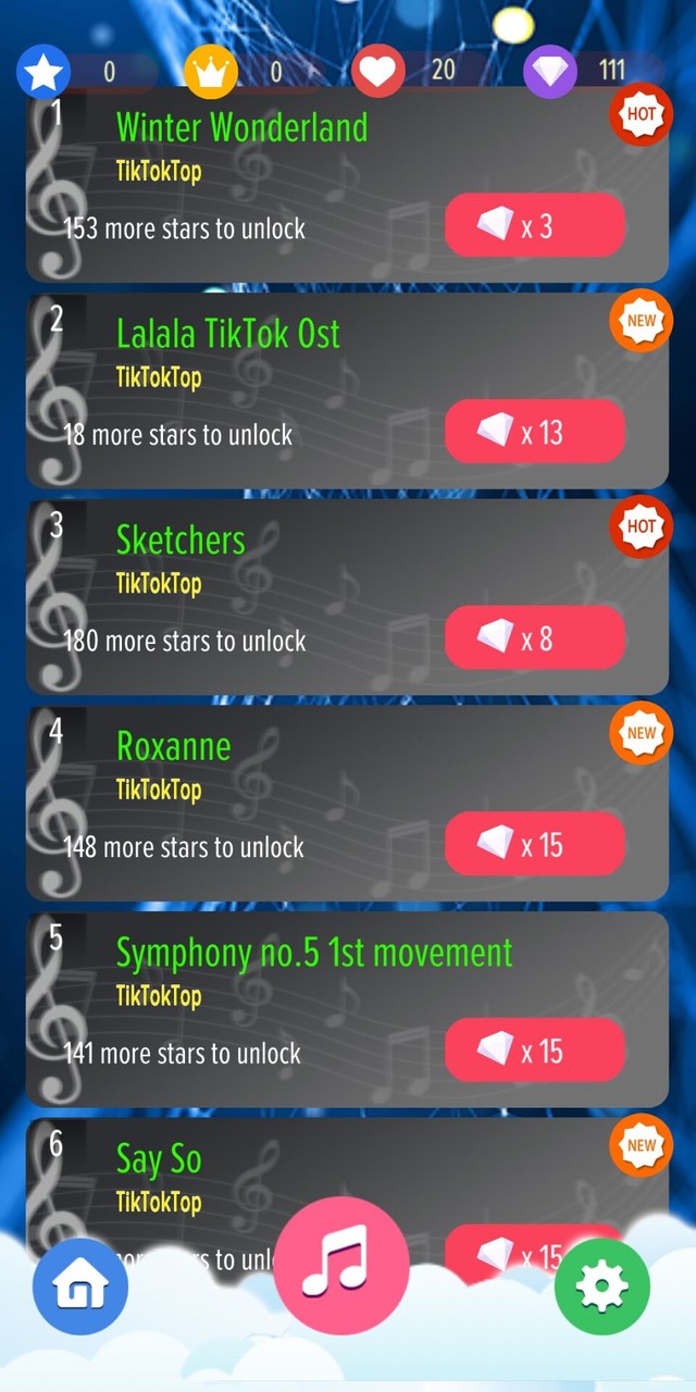 🎵 DJ TikTok Songs - Piano Tiles screenshot image 5_funmod.online