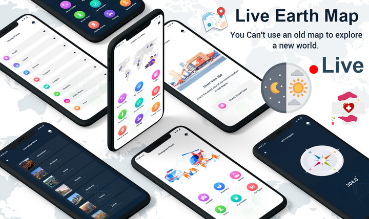 Street View GPS Live Earth Map screenshot image 4_funmod.online