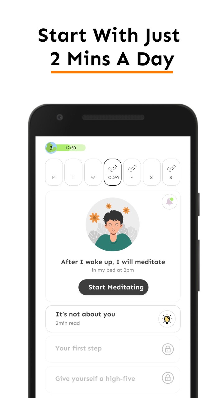 Atom: Meditation for Happiness screenshot image 2_funmod.online