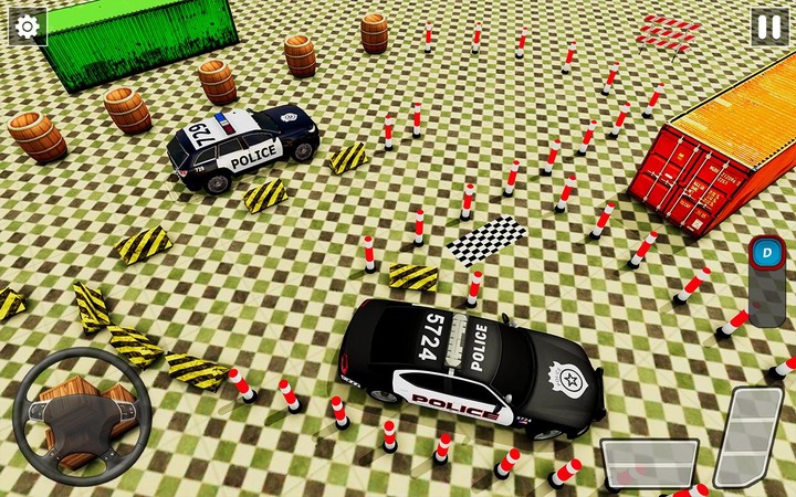 Police Car Parking Simulator screenshot image 4_funmod.online