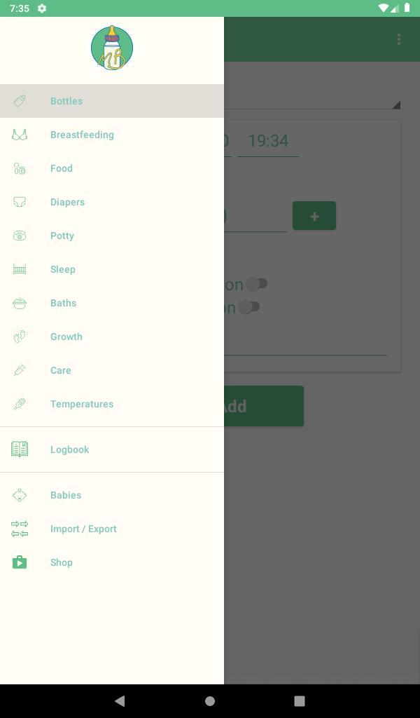 MesureBib - Baby diary (Bottles, diapers and more) screenshot image 5_funmod.online