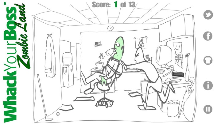 Whack Your Boss ~ Zombie Land screenshot image 3_funmod.online