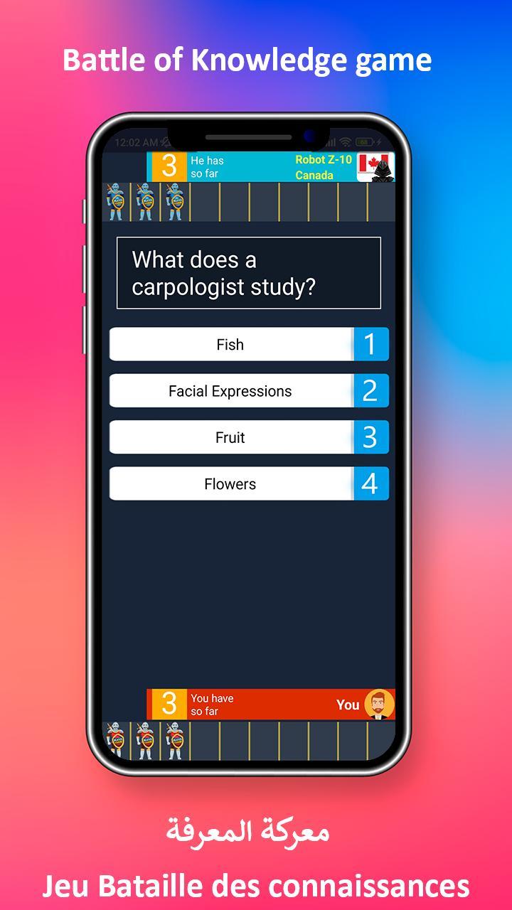Battle of Knowledge quiz game screenshot image 4_funmod.online