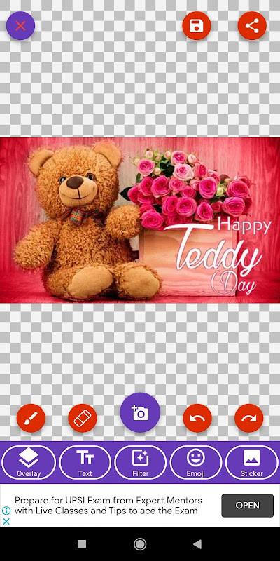 Happy Teddy Day:Greeting, Photo Frames, GIF Quotes screenshot image 8_funmod.online