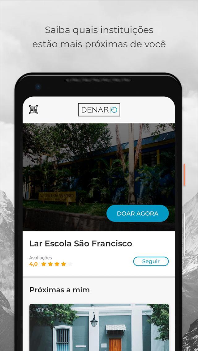 Denario - Doação fácil e segura para ONGs sérias screenshot image 2_funmod.online