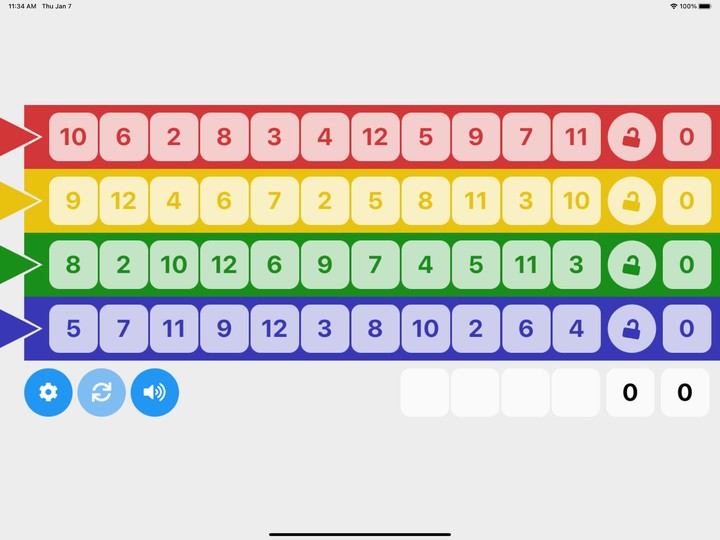 Qwixx Sheet screenshot image 5_funmod.online