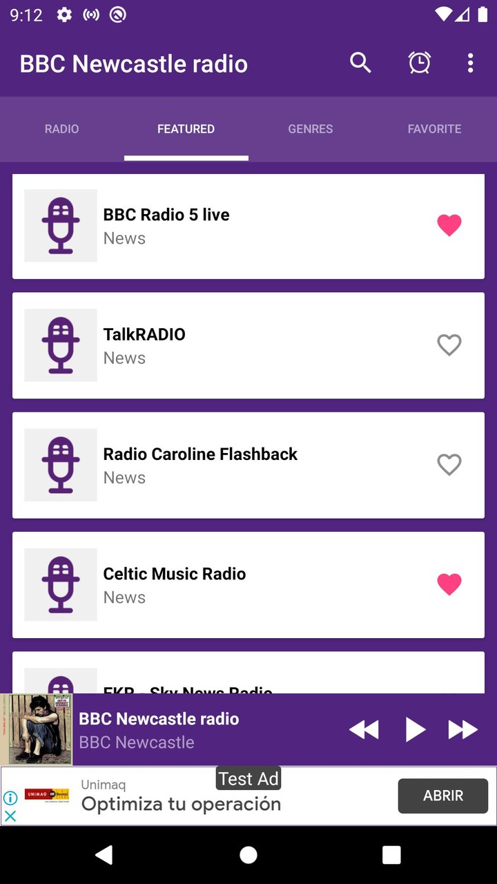 Uk BBC Newcastle radio screenshot image 9_funmod.online