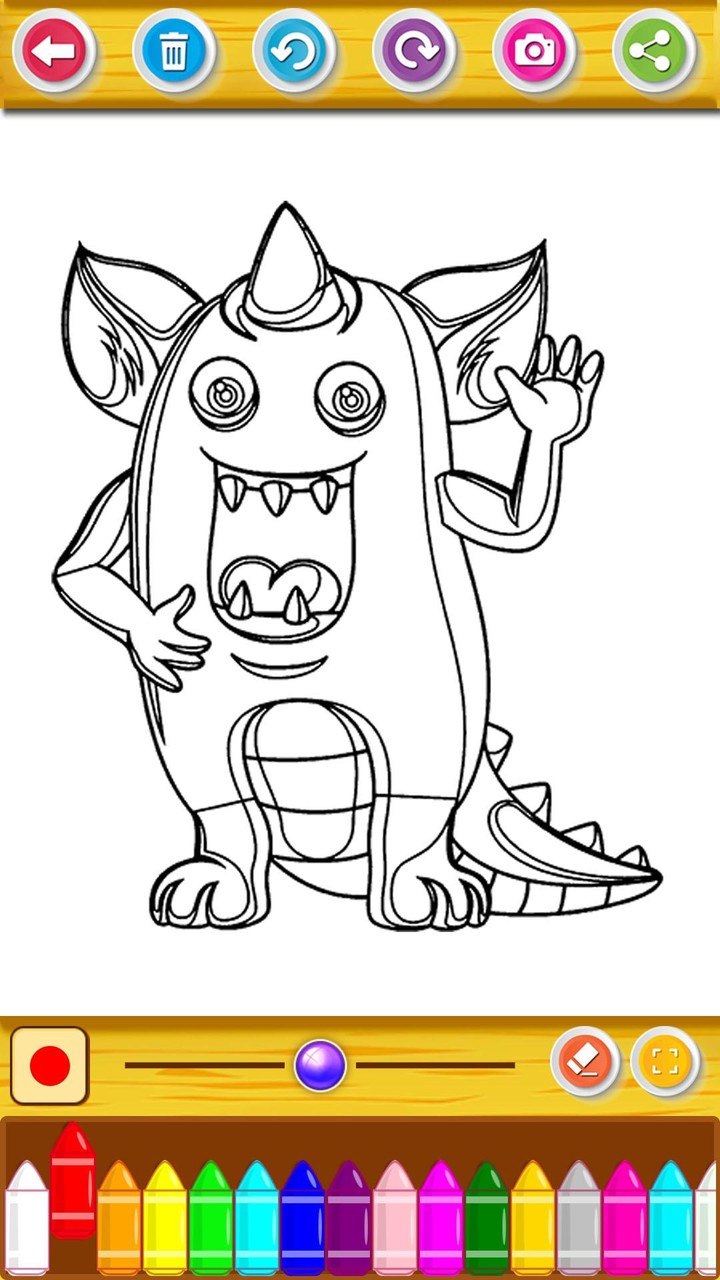 Mammott Monsters Coloring Book screenshot image 3_funmod.online