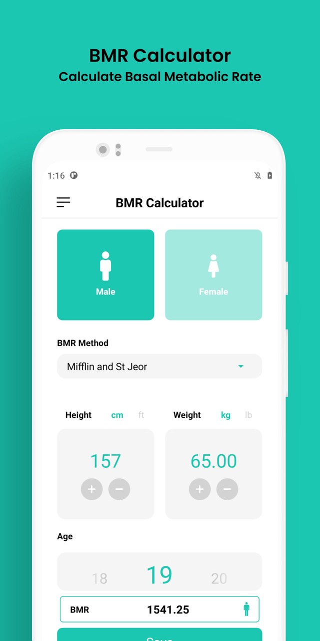 BMI Calculator - Ideal Weight screenshot image 3_funmod.online