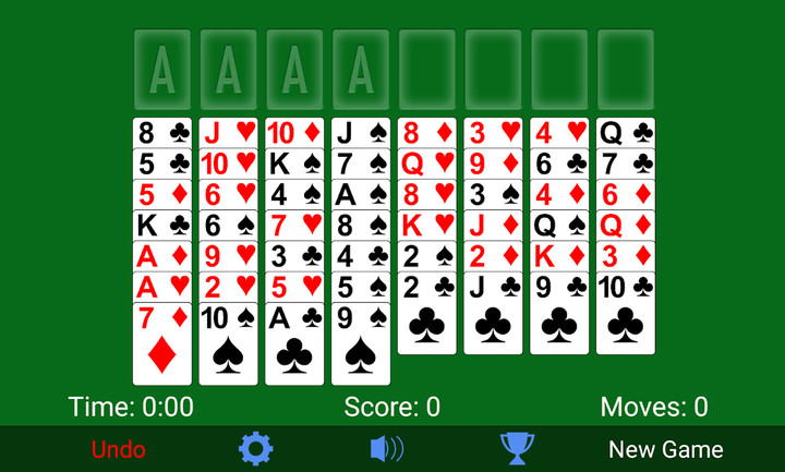 FreeCell Solitaire screenshot image 21_funmod.online