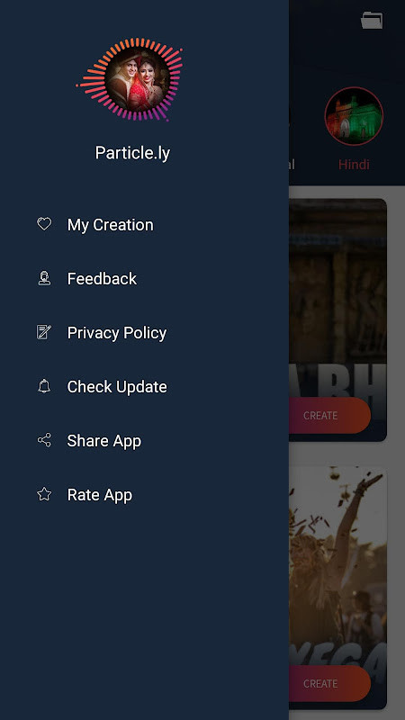 Particle.ly Video Status Maker screenshot image 2_funmod.online
