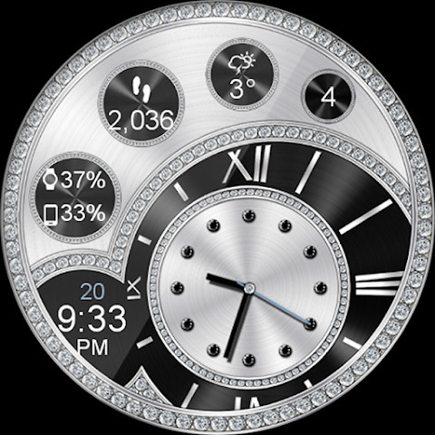 Diamond Ritz HD Watch Face screenshot image 12_funmod.online