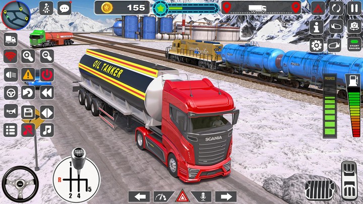 Oil Tanker Truck Driving Games screenshot image 3_funmod.online