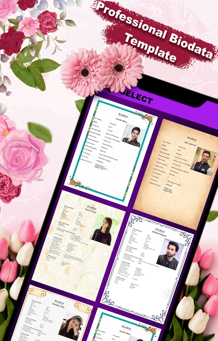 Marriage Biodata Maker screenshot image 1_funmod.online