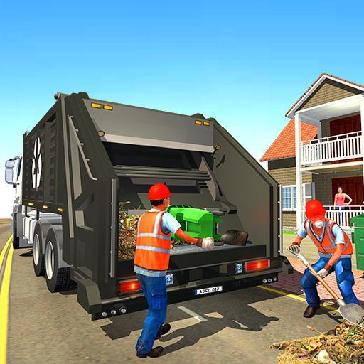 Garbage Truck Driving Games 3D screenshot image 1_funmod.online