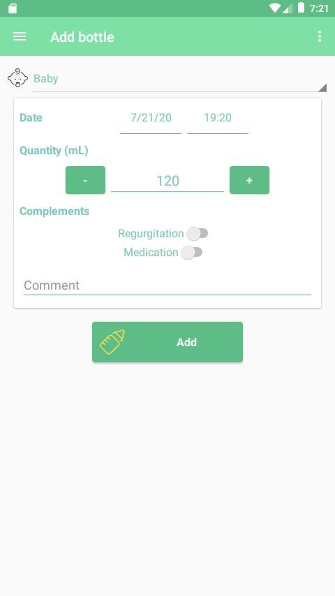 MesureBib - Baby diary (Bottles, diapers and more) screenshot image 1_funmod.online