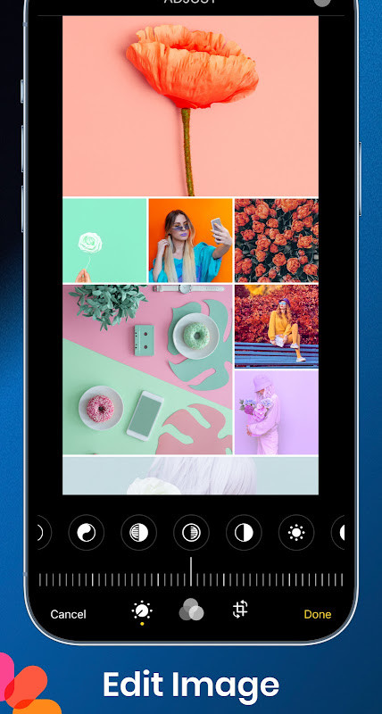 iGallery OS 16 - Photo Editor screenshot image 15_funmod.online