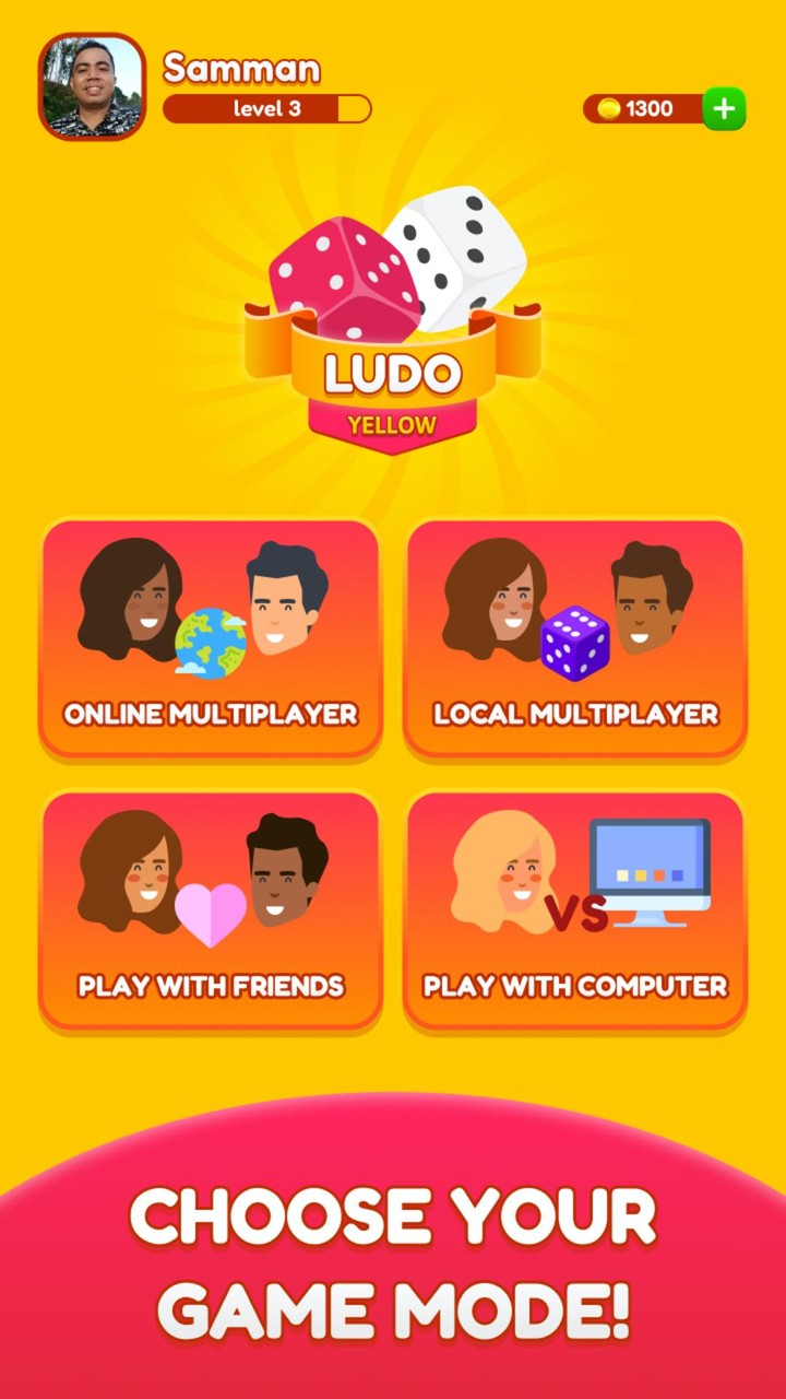 Ludo Yellow screenshot image 1_funmod.online