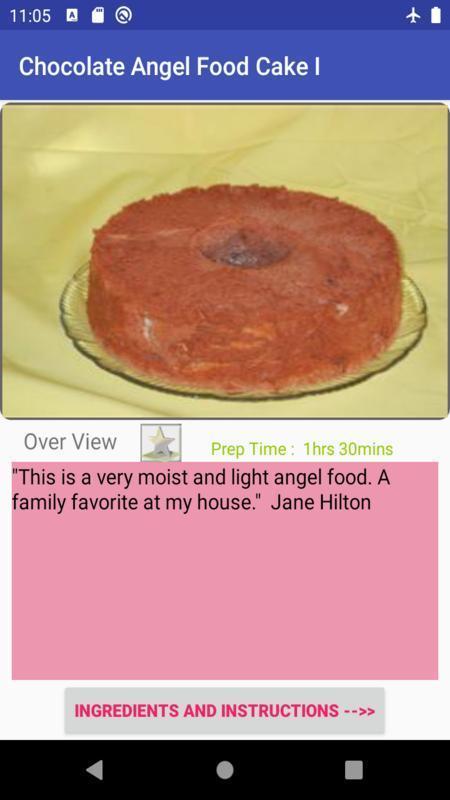 Angel food cake: cake recipe screenshot image 2_funmod.online