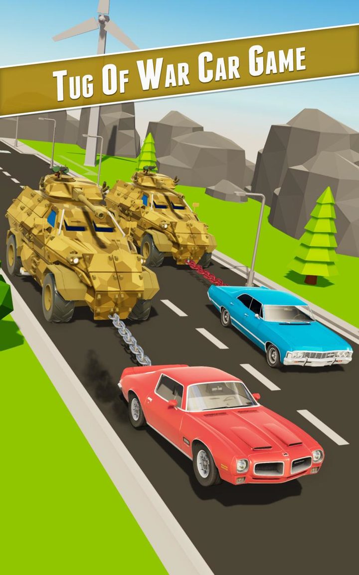 Crazy Car Towing Race 3D screenshot image 5_funmod.online
