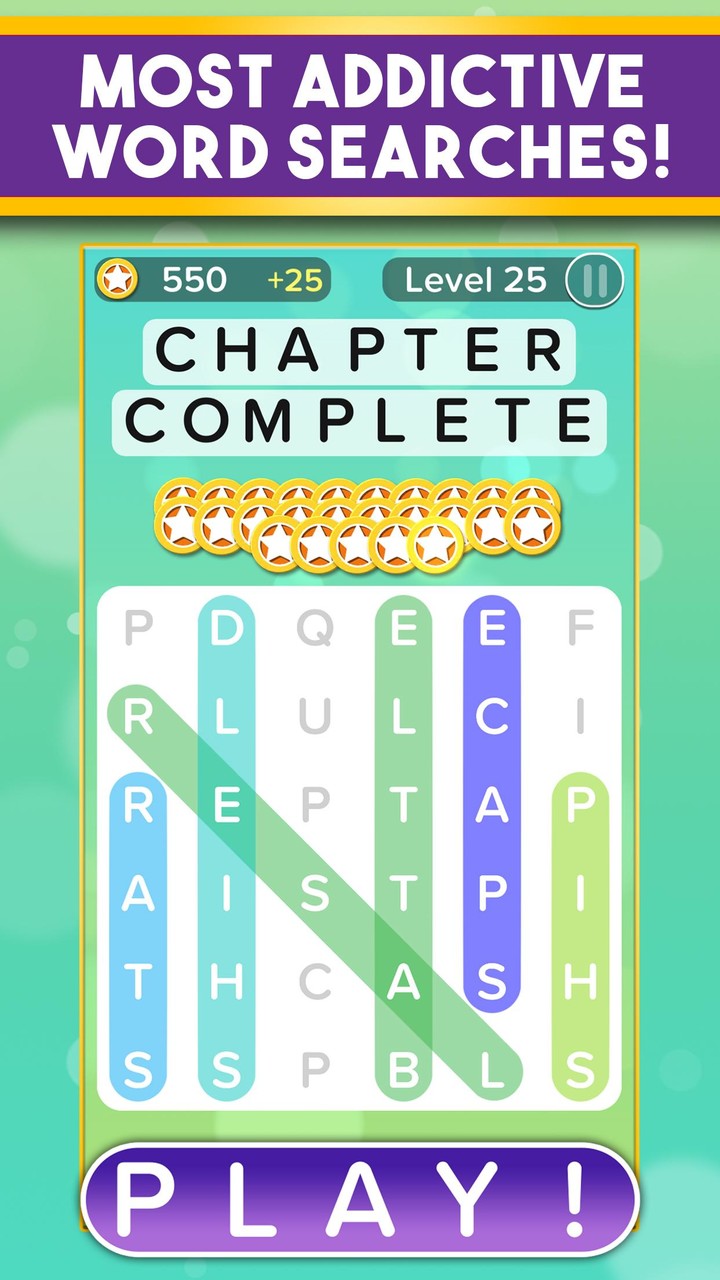 Word Search Addict Word Puzzle screenshot image 3_funmod.online