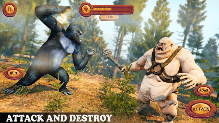 Wild Forest Gorilla Games screenshot image 5_funmod.online