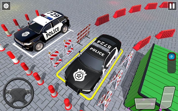 Police Car Parking Simulator screenshot image 1_funmod.online