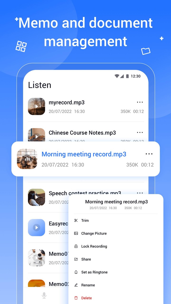 Voice Recorder Sound Recorder screenshot image 3_funmod.online